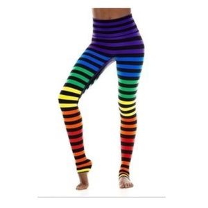 K-DEER Multicolor Striped Leggings